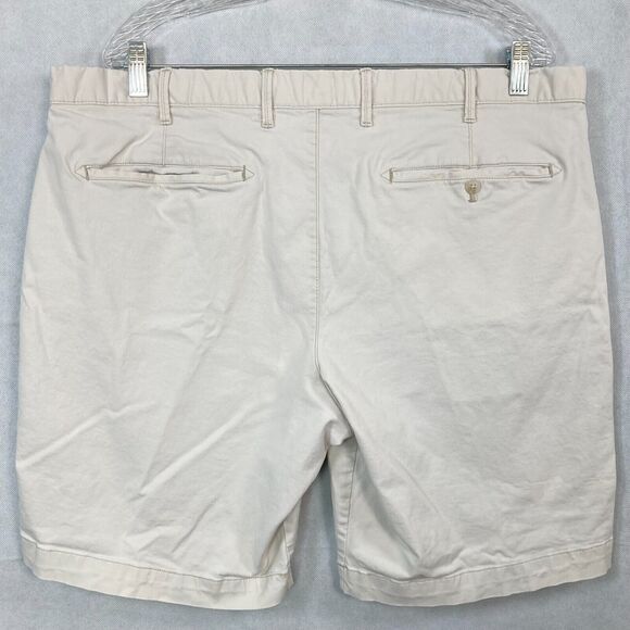GAP Shorts Mens Sz 38 Beige Khaki Cotton Chino Stretch Tan Brown Pockets - Picture 3 of 10